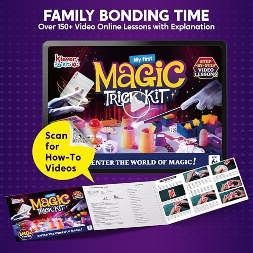 Klever Kits 180+ magic set components spread out