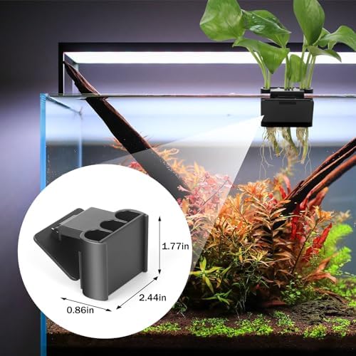 Removable one piece baffle of the Roetelo aquatic plant stand