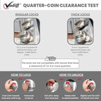 Demonstration of heat-resistant silicone material on stove knobs