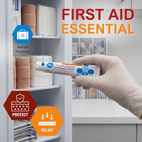 Med Pride 1 percent clotrimazole tubes for athletes foot relief