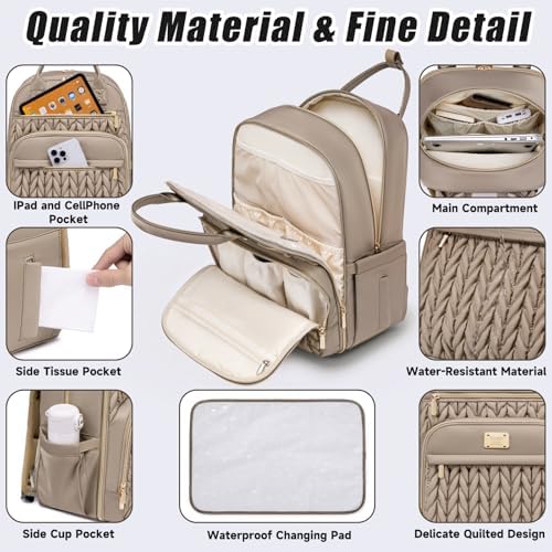 Tealari baby bag laptop sleeve and back pocket
