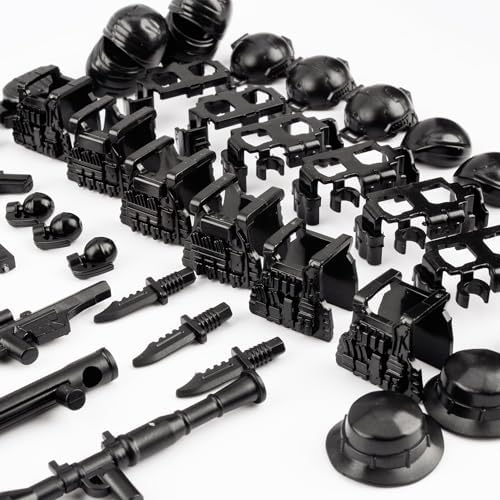 83 Pcs Toy Soldiers Figures US Army Battle Toy Set - Weapons Pack Military Weapon Battle Building Blocks Compatible with Major Brand, 3 Years Old and up - Image 8