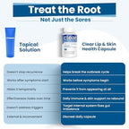 Clear Probiotics Lysine Cold Sore Treatment ingredients list close up