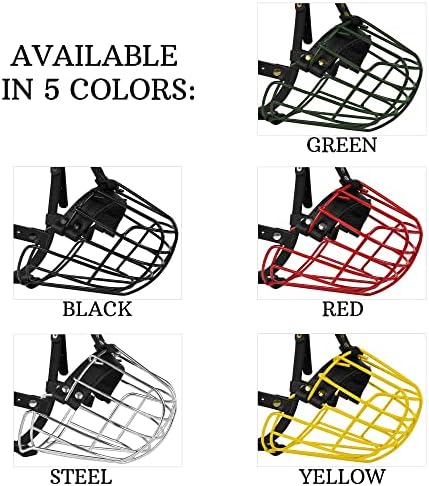 Durable metal wire basket for large dogs