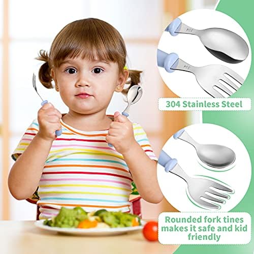 Patelai toddler cutlery set with portable storage containers