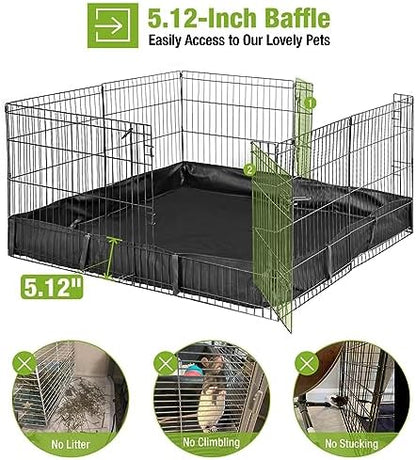 GUTINNEEN Rabbit Pet Playpen Bunny Run Extension Indoor Small Animal Pen (Playpen Only) - Image 6