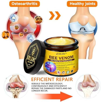 Side profile of XRLXRL Bee Venom Healing Cream for muscle relief