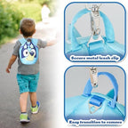 Bluey toddler bag with padded shoulder straps