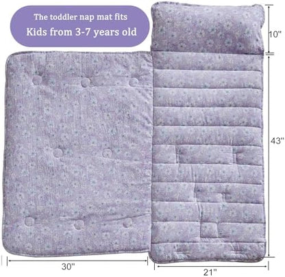 JHCHMX extra large kids sleeping mat rolled up tightly with carry handle visible