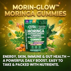 green superfood gummies for daily wellness and purity with moringa benefits