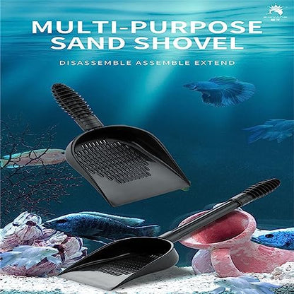 Jynqra black plastic gravel strainer for fish tanks
