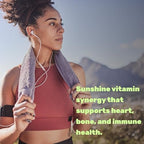 Deal Supplement vitamin bottle next to coconut oil representation