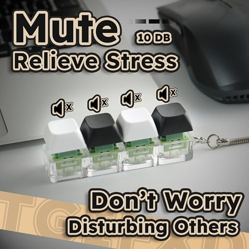 TGIFXD mechanical switch finger clicker highlighting the blue and black keycap variant ideal for satisfying audible clicks
