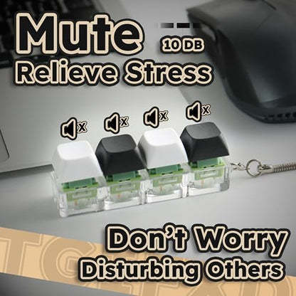 TGIFXD mechanical switch finger clicker highlighting the blue and black keycap variant ideal for satisfying audible clicks
