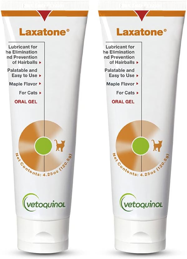 Vetoquinol Laxatone - Hairball Gel for Cats - Gentle Oral Lubricant for Everyday Use - Well-Flavored Hairball Remedy - Easy-to-Use Pet Care Essentials - 4.25 Ounce - Image 10