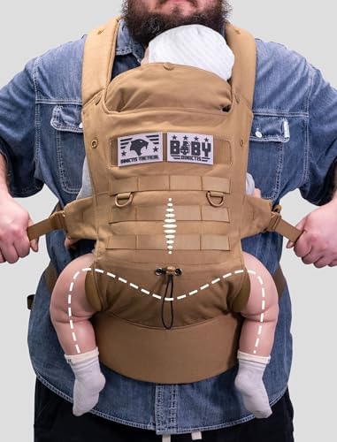 Side view of Dinictis Tactical carrier showing adjustable straps