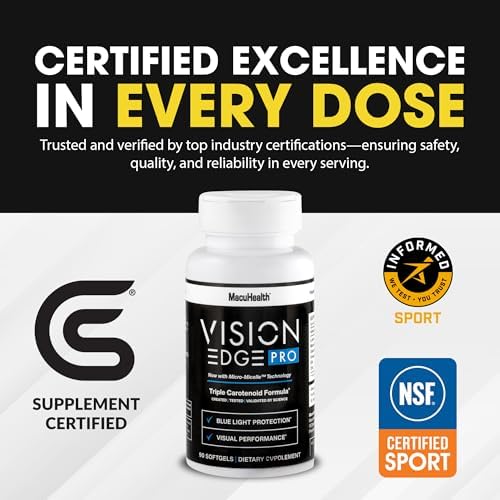 MacuHealth Vision Edge Pro complete 90 softgels package display