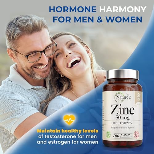 Full product packaging layout of Nature's Potent high potency zinc supplement