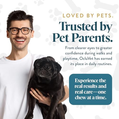Authentic OcluVet USA made cat and dog eye care supplement treat