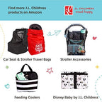 Parent using J.L. Childress portable changing pad on the go