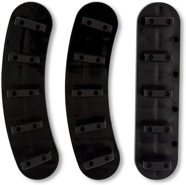 Kads 3 piece plastic nail art practice stand set front view