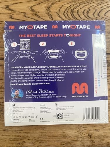 Comparison of MyoTape open center design versus standard mouth tapes