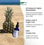 Authentic USA sourced Eidon liquid silica supplement bottle lifestyle view