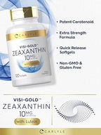 Close-up of Carlyle quick-release softgels showcasing non-GMO and gluten-free formula