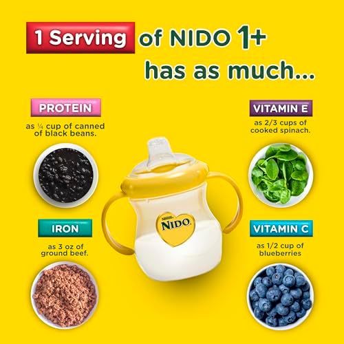 Nido Kinder One Plus powder texture and scoop
