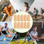 Elastic fingertip guards providing protective support for finger arthritis and eczema