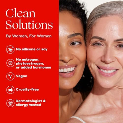 Womaness Daily V Soothe packaging showing ingredients and 118ml volume.