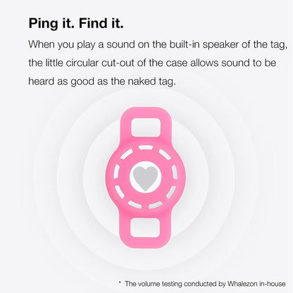 Two pack of Whalezon silicone pet tracking holders with screen protectors