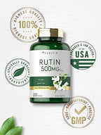 Carlyle Rutin Supplement bottle showing ingredient details