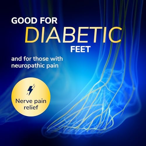 Side profile of Dr. Scholl's men's pressure relief insoles highlighting the deep heel cup and arch support.