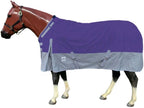 Rugged Ride premium winter horse rug interior lining displaying the smooth anti rub 210 nylon fabric structure.