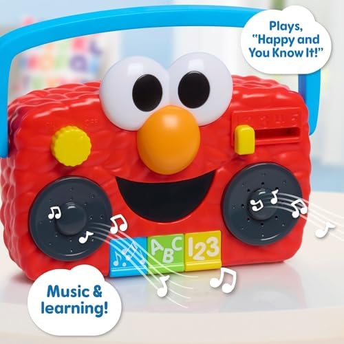 Sesame Street learning and education boombox toy for toddlers
