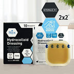 MED PRIDE hydrocolloid two inch bandages showing the thin and flexible waterproof material.