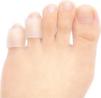 JKcare Transparent Pinky Toe Sleeves front view for corn protection