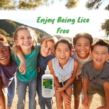 Double-sided lice comb with fine teeth for nit removal and scalp cleaning.