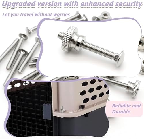 Secure packaging of the LUTQ airline approved pet crate metal hardware upgrade kit.
