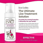 Non-toxic and pesticide free lice mousse for safe home treatment.