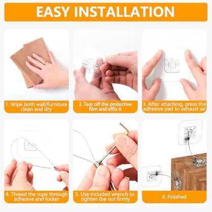 Jolliq baby safety kit packaging showing all components for home childproofing.