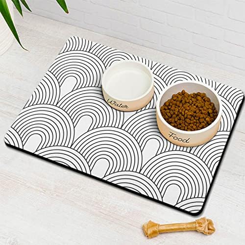 Ayiashiab pet cat food mat absorbing water instantly