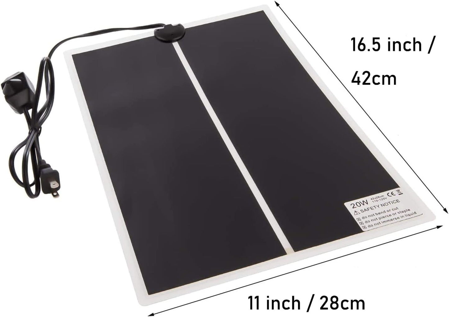 Waterproof PVC material detail of Xiehuza reptile heat mat