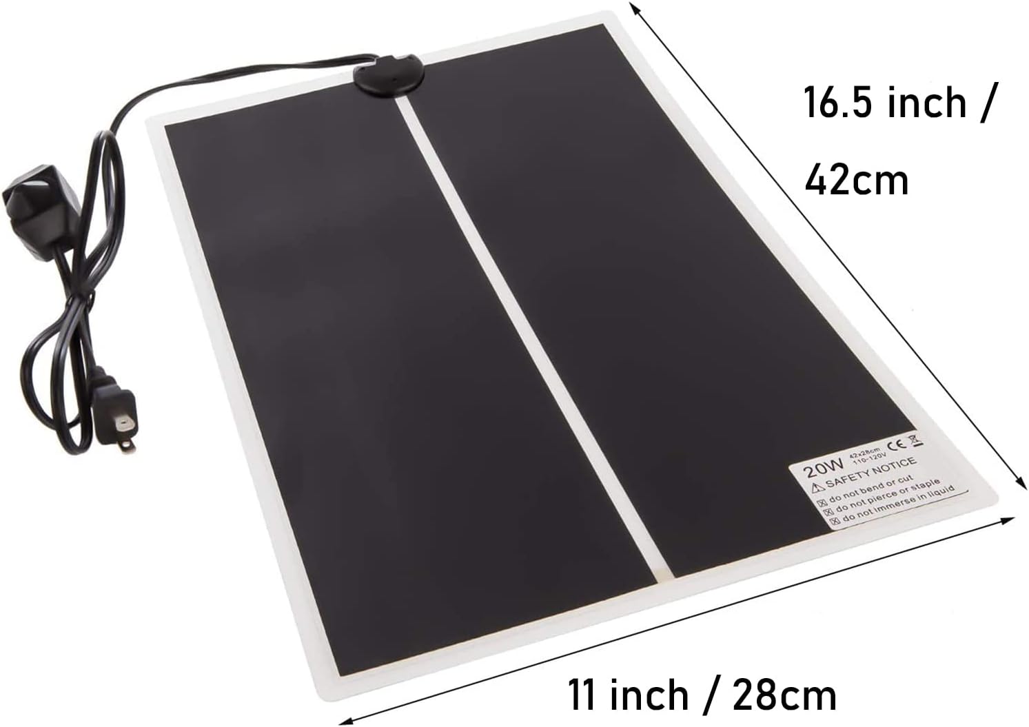 Waterproof PVC material detail of Xiehuza reptile heat mat