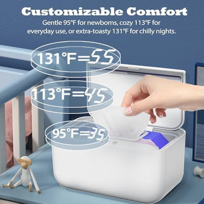Top heating lid of Jjojcll baby wipe warmer dispenser