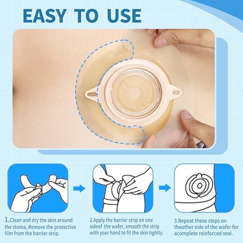 Flexible medical adhesive tape for active lifestyle ostomy care support