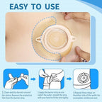 Flexible medical adhesive tape for active lifestyle ostomy care support