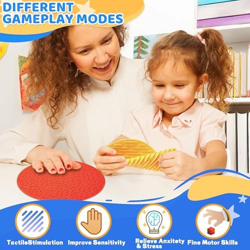 Four piece calm down sensory items arranged as an interactive tactile wall panel for preschools