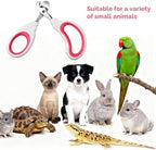 Xyembu small animal clipper packaging display demonstrating its lightweight 20g portable construction.
